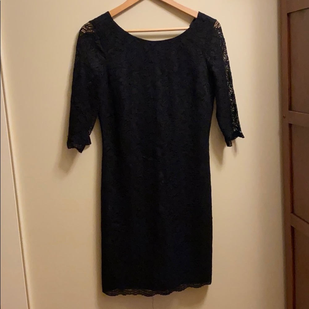 NWT Banana Republic Black Lace Dress